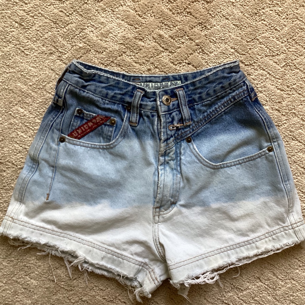 Vintage Union Bay Ombr’ Ladies Shorts Retro 90’s Hippie Love Jr. Size 3